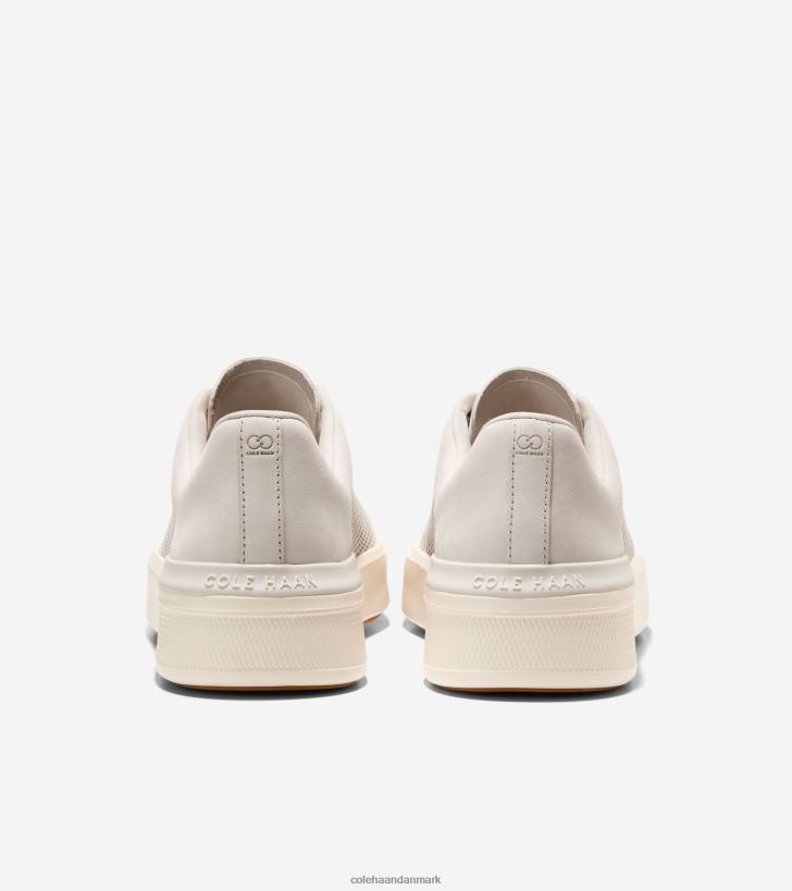 Cole Haan grandpro crew laser sneaker sølv birk-elfenben-gummi PPZZ2D481 Mænd fodtøj
