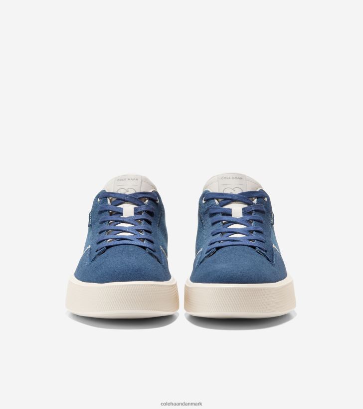 Cole Haan grandpro crew sneaker fenrik blå-elfenben PPZZ2D307 Mænd fodtøj