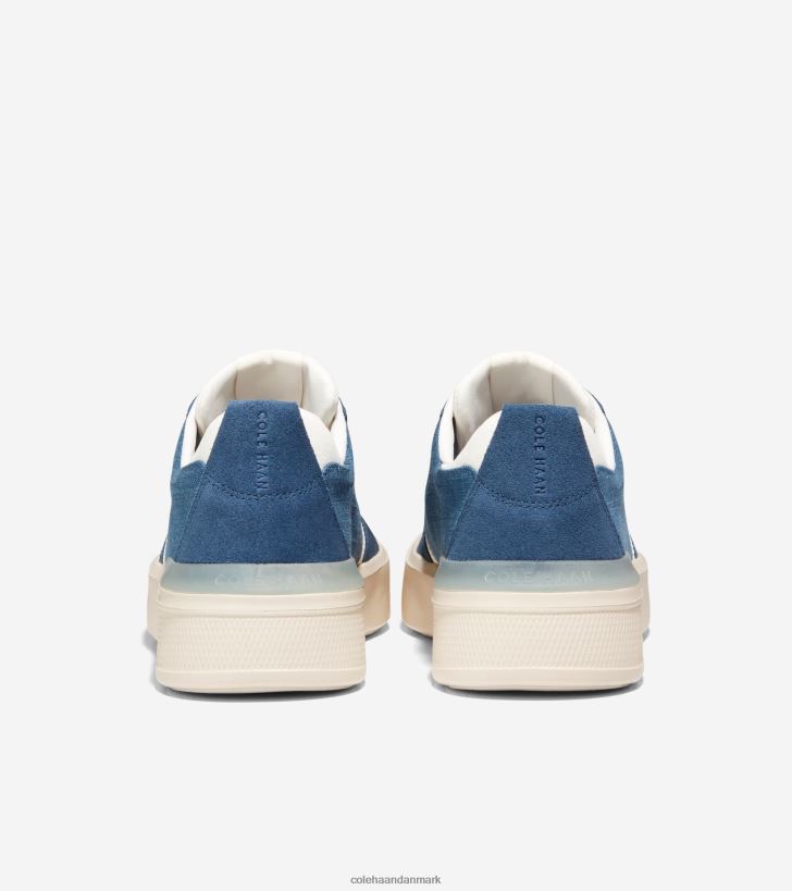 Cole Haan grandpro crew sneaker fenrik blå-elfenben PPZZ2D307 Mænd fodtøj