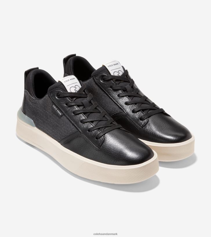 Cole Haan grandpro crew sneaker sort-elfenben PPZZ2D306 Mænd fodtøj