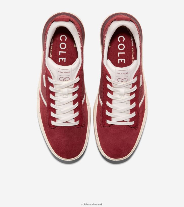 Cole Haan grandpro crew sneaker syrah-elfenben PPZZ2D305 Mænd fodtøj