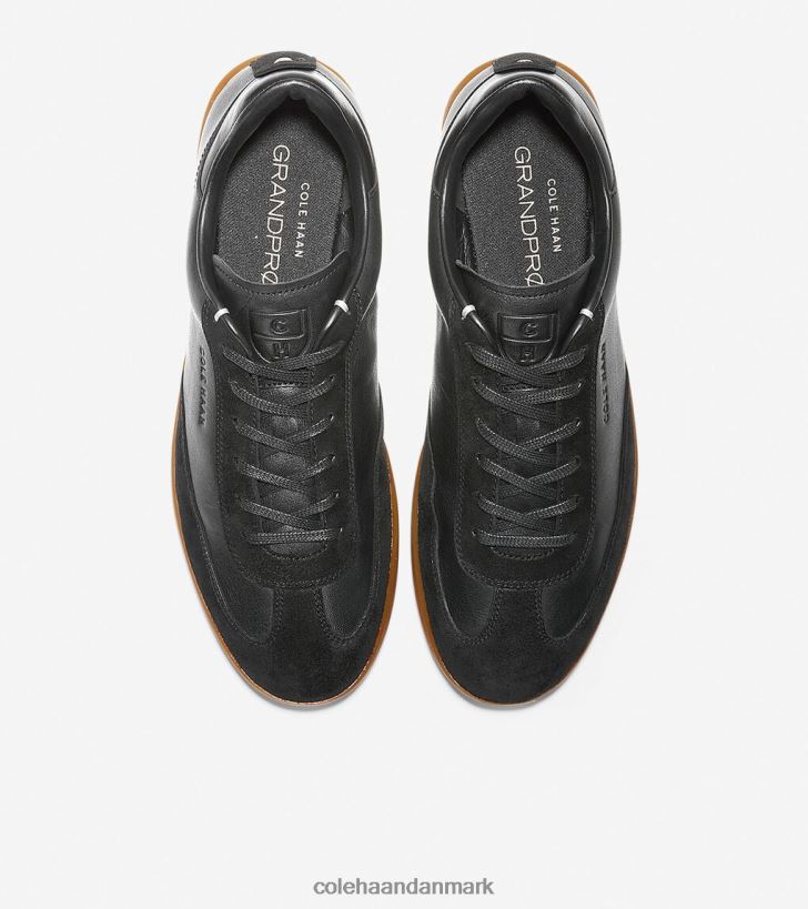 Cole Haan grandpro græssneaker sort tumlet - sort ruskind PPZZ2D456 Mænd fodtøj