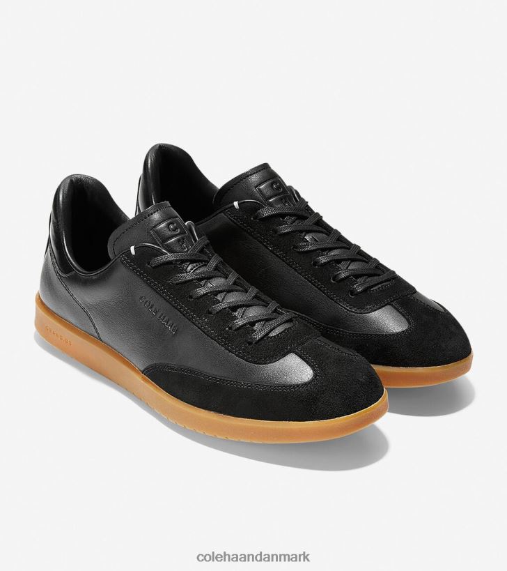 Cole Haan grandpro græssneaker sort tumlet - sort ruskind PPZZ2D456 Mænd fodtøj