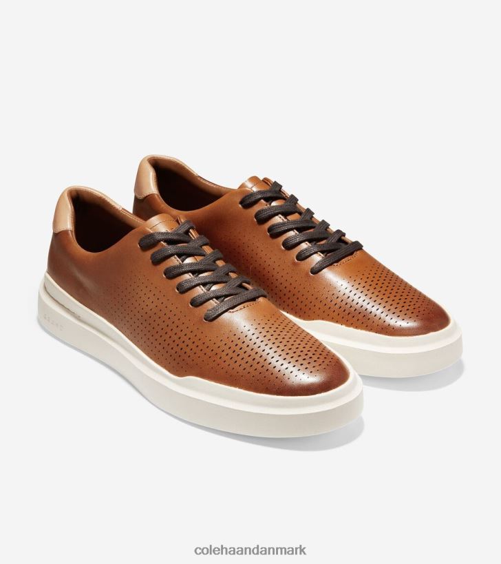 Cole Haan grandpro rally laser cut sneaker britisk tan-elfenben PPZZ2D266 Mænd fodtøj