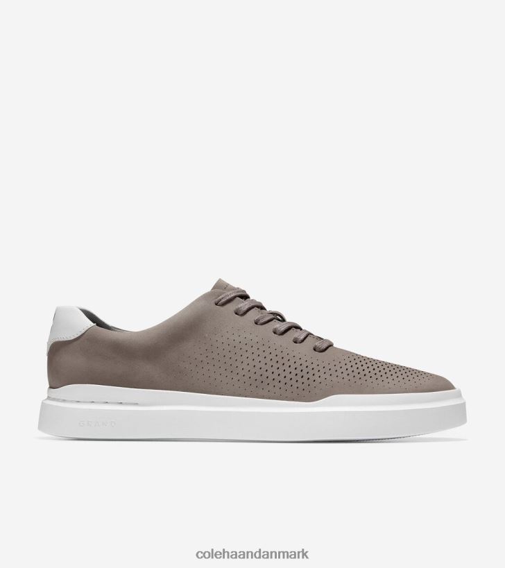 Cole Haan grandpro rally laser cut sneaker jernstensoptik hvid PPZZ2D264 Mænd fodtøj