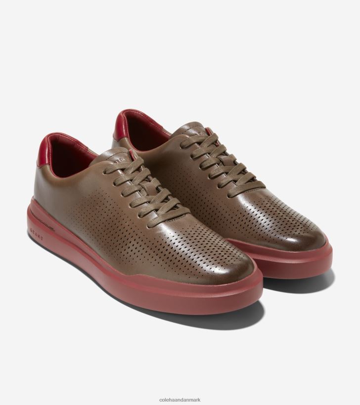 Cole Haan grandpro rally laser cut sneaker trøffel-syrah PPZZ2D265 Mænd fodtøj