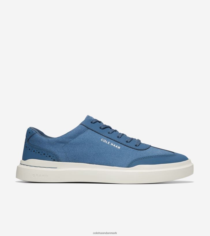 Cole Haan grandpro rally t-toe sneaker fenrik blå-sølv birk PPZZ2D350 Mænd fodtøj