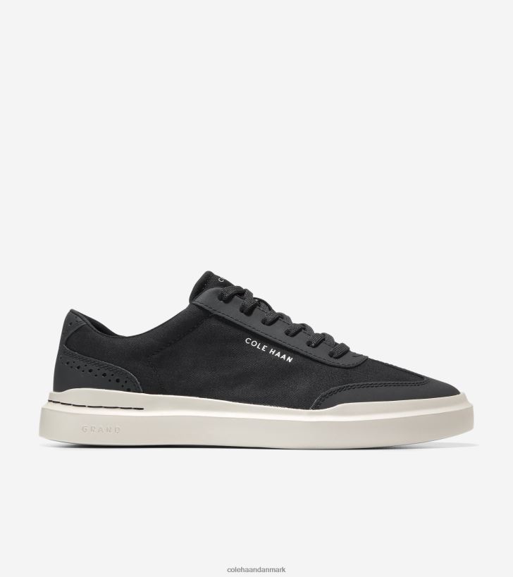 Cole Haan grandpro rally t-toe sneaker sort-sølv birk PPZZ2D349 Mænd fodtøj