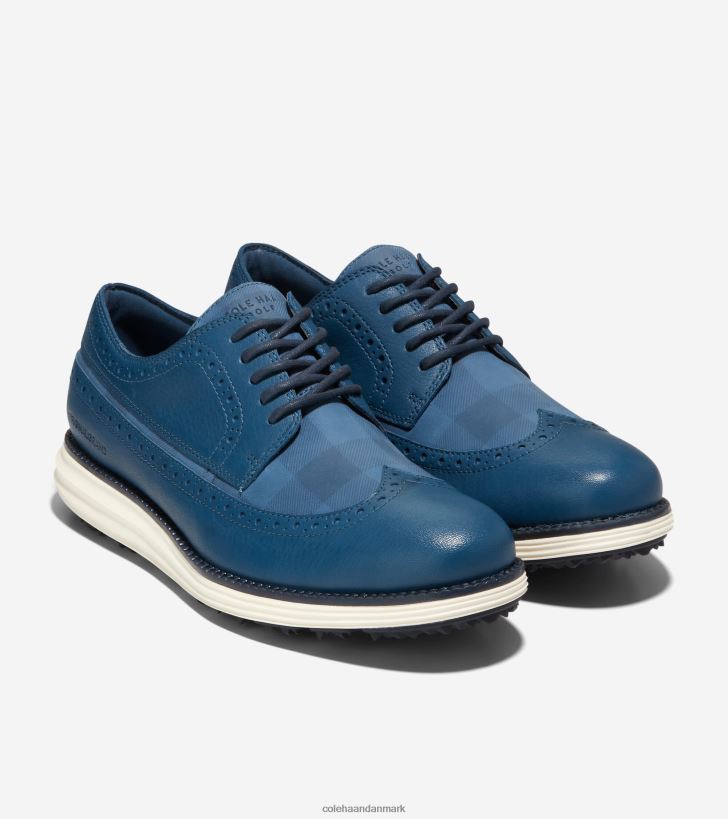 Cole Haan original grand golfsko ensign blå-marineblå blazer-elfenben PPZZ2D406 Mænd fodtøj