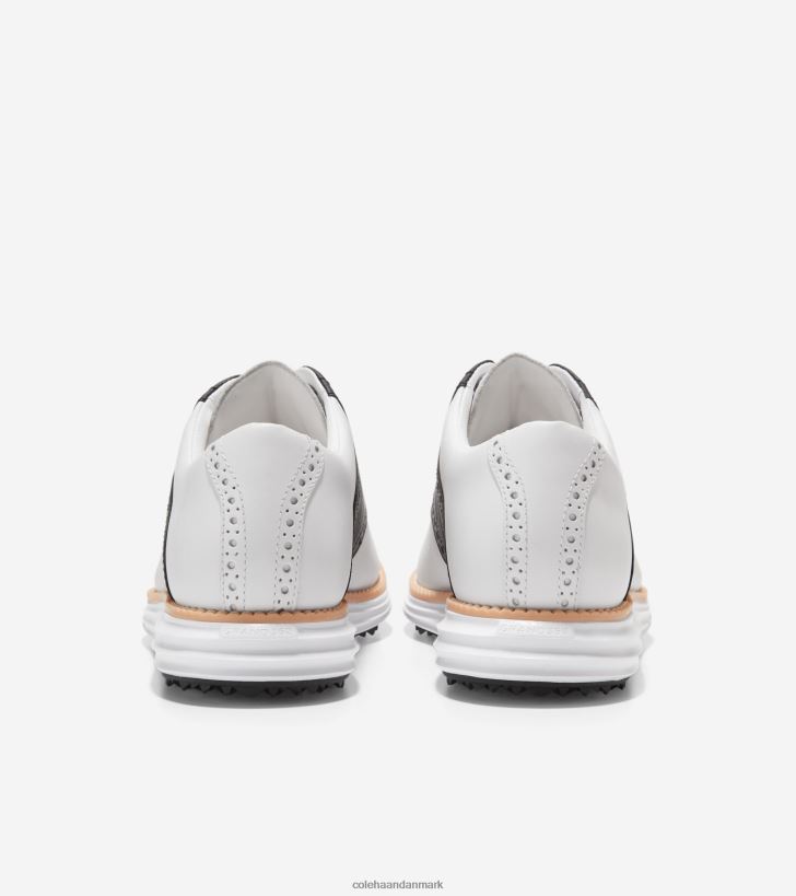 Cole Haan original grand sadel golfsko hvid-sort krokodilletryk PPZZ2D470 Mænd fodtøj