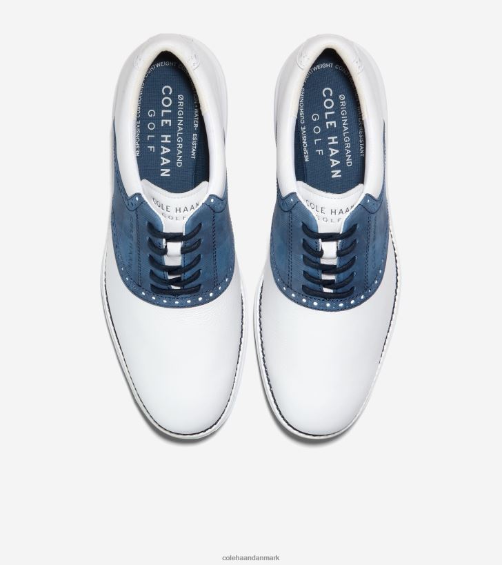 Cole Haan original grand sadel golfsko optisk hvid-ensign blå-marineblå blazer PPZZ2D469 Mænd fodtøj