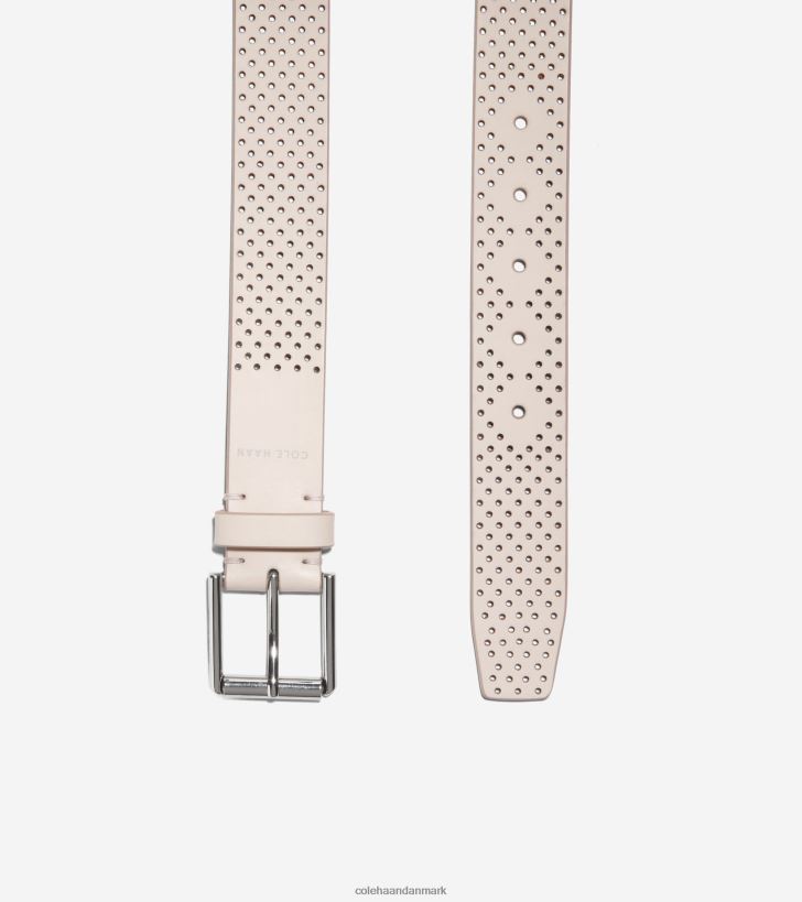 Cole Haan 35 mm perforeret farveblokbælte sesam PPZZ2D577 Mænd tilbehør