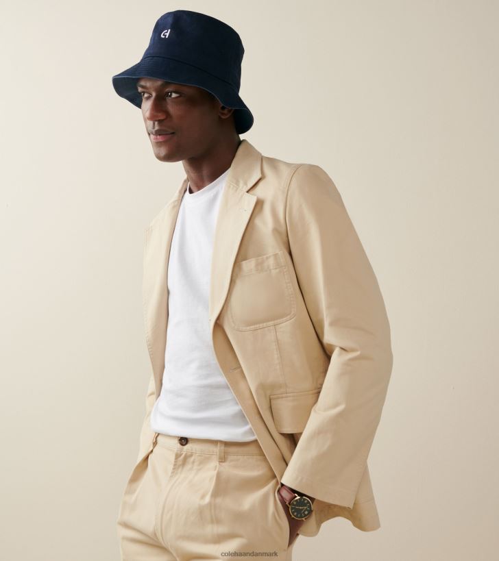Cole Haan bomulds bøttehat navy blazer PPZZ2D500 Mænd tilbehør
