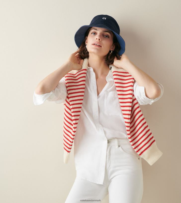 Cole Haan bomulds bøttehat navy blazer PPZZ2D500 Mænd tilbehør