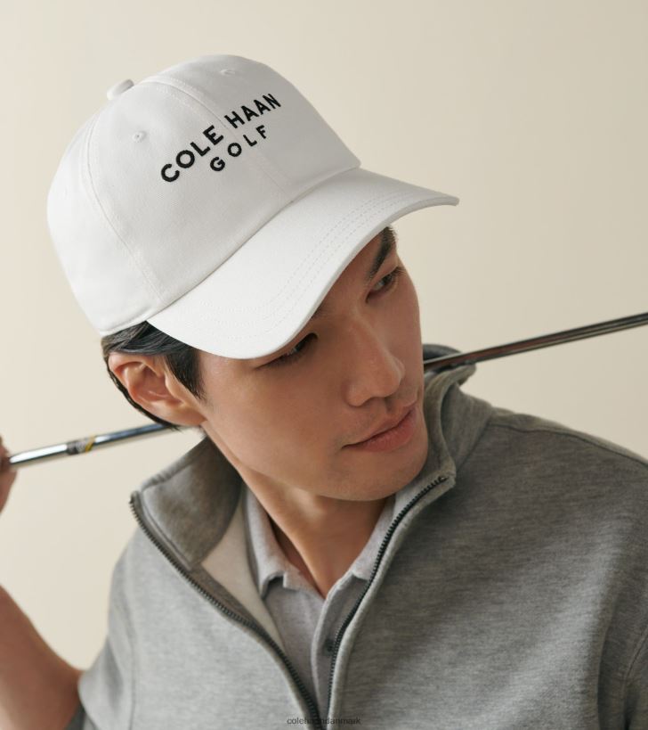 Cole Haan golfhat i bomuld hvid PPZZ2D503 Mænd tilbehør