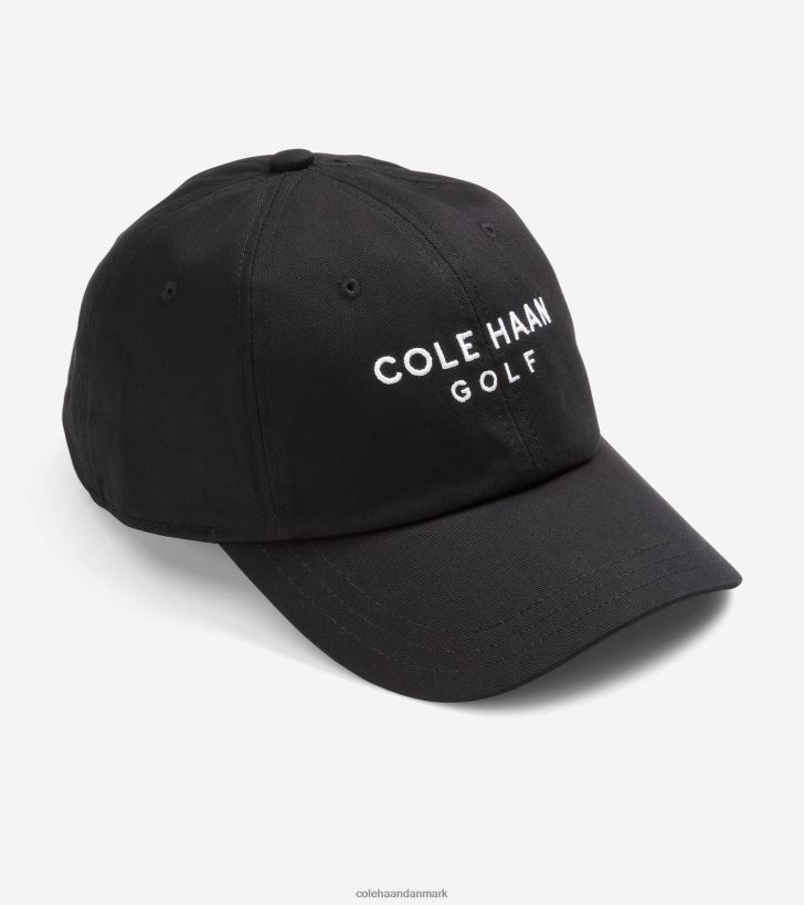 Cole Haan golfhat i bomuld sort PPZZ2D502 Mænd tilbehør