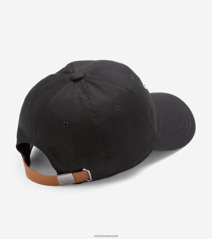 Cole Haan golfhat i bomuld sort PPZZ2D502 Mænd tilbehør